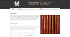 Desktop Screenshot of notariusz-wysocki.pl